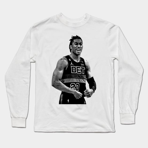 Jaden Ivey Long Sleeve T-Shirt by Zluenhurf